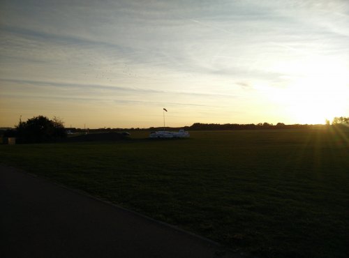 Am nächsten Morgen: Das Wetter ist blendend!