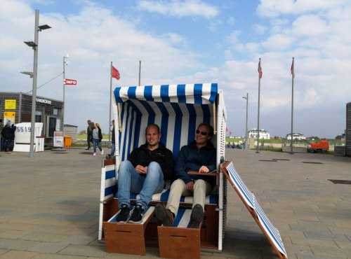 Strandkorb testen: Kevin & Clemens