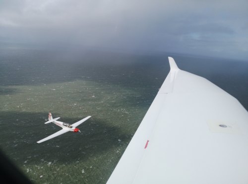 Formations-Rückflug aus Helgoland