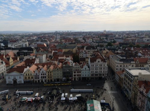 Blick über die Stadt vom Kirchturm