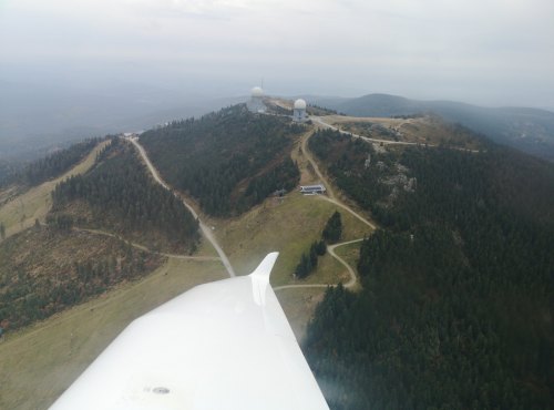 Radome Modell "Horch & Guck" am Großen Arber im bayerischen Wald