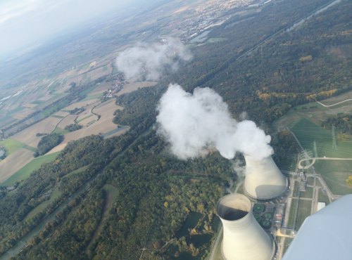 Ein kurzer Blick auf das Kernkraftwerk Grundremmingen